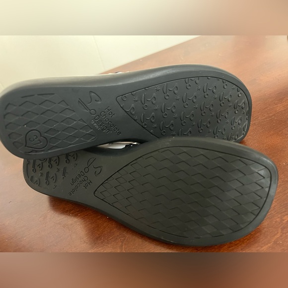 Chocolaticas® Havana Women's Mary Jane Flat fabric buckle strap 7 - Picture 10 of 12